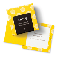 ThoughtFulls: Smile: 30 Pop-Open Cards with Messages Inside 1966077300 Book Cover