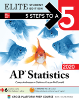 5 Steps to a 5: AP Statistics 2020 Elite Student Edition 1260455912 Book Cover