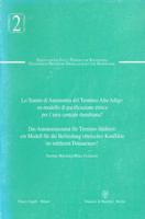 Lo Statuto Di Autonomia del Trentino-Alto Adige: Un Modello Di Pacificazione Etnica Per l'Area Centrale Danubiana? / Das Autonomiestatut Fur Trentino- 3428073509 Book Cover