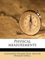 Physical Measurements 1357869878 Book Cover