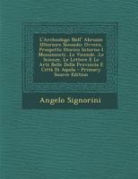 L'Archeologo Nell'Abruzzo Ulteriore Secondo Ovvero Prospetto Storico (1848) 1021698261 Book Cover