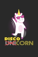 Disco Unicorn: 6x9 Disco. dotgrid dot grid paper notebook notes 1686719132 Book Cover