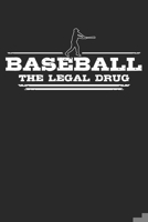 Baseball - The legal drug: Weekly & Monthly Planner 2020 - 52 Week Calendar 6 x 9 Organizer - Gift For Baseballers And Baseball Players 1708375031 Book Cover