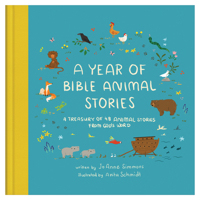 A Year of Bible Animal Stories: A Treasury of 48 Animal Stories from God's Word 1636098126 Book Cover