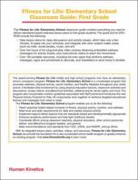 Fitness for Life: Elementary School Classroom Guide: First Grade 0736086013 Book Cover