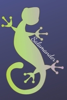 Salamander: Book Gifts For Women Men Kids Teens Girls Boys , Notebook,(110 Pages, Lined , 6 x 9) 1670222268 Book Cover