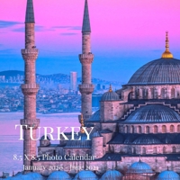 Turkey 8.5 X 8.5 Photo Calendar January 2020 - June 2021: 18 Monthly Mini Picture Book Cute 2020-2021 Year Blank At A Glance Monthly Colorful Desk Wall Page Planner 2 Years Yearly Overview Large 18 Mo 1673538061 Book Cover