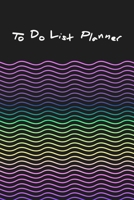 To Do List Planner: Vertical Weekly Spread Views And Day Of The Week For Daily Work Family Life Task Tracker Small Notebook Size Colorful Wavy Pattern Cover 1705878547 Book Cover