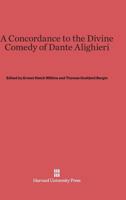 Wilkins: Concordance Divine Comedy 0674159004 Book Cover