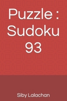 Puzzle: Sudoku 93 B0F78QPWDT Book Cover
