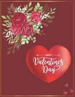 Happy Valentine's Day: Thoughtful Valentine's Day Gifts Idea. Valentine's Day Coloring Book For Adults. B08SGWNF2G Book Cover