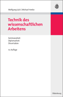 Technik Des Wissenschaftlichen Arbeitens 3486589687 Book Cover