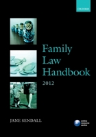 Family Law Handbook 2012 0199642702 Book Cover