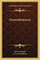 Disestablishment 0526256206 Book Cover