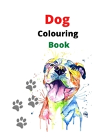 Dog coloring Book: Matte Finish - 8.5" × 11"inches - 60 pages - High Quality Cover Design B093KPVQ6V Book Cover