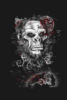 Notizen: Kariertes Notizbuch I 119 Seiten I ähnlich A5 I Grimmiger Affe (German Edition) 1660201969 Book Cover