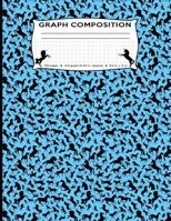 Graph Composition: Unicorns All Over Pastel Blue Marble 5x5 0.2 inch per square Engineer College Graph Composition Notebook 8.5 by 11 inch 150 pages ... Unicorn Pattern Graph Composition Book) 172555772X Book Cover