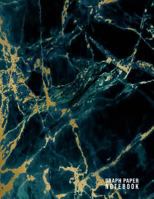 Graph Paper Notebook: Marble Composition Notebook 100 Pages 8.5 x 11 Paper Size Quad Ruled 5x5 Graph Paper Soft Cover Flexible Writing Book 1790137004 Book Cover