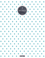 ZMUDACE Notizbuch Punktraster: in DIN A4 Softcover ZP140 Kreis Muster T�rkis 156 leere gepunktete Seiten mit pers�nlichem Register + Seitenzahlen Zeichenbuch, Skizzenbuch, Dot Grid Notebook, Malbuch,  1708100326 Book Cover