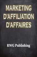 Marketing d'affiliation d'affaires 1648302238 Book Cover