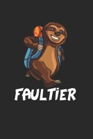 Faultier Notizbuch: Faultier Notizbuch f�r Liebhaber / Notizheft / Notizblock A5 (6x9in) Dotted Notebook / Punkteraster / 120 gepunktete Seiten 1671486994 Book Cover