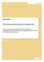 Portfoliooptimierung Mit Hedgefonds 3838691385 Book Cover
