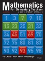 Mathematics for Elementary Teachers: A Contemporary Approach 1118457447 Book Cover