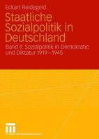 Staatliche Sozialpolitik In Deutschland 2 3531149431 Book Cover