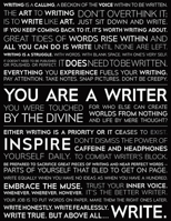 Writer’s Inspirational Journal | Writing Quotes & Prompts | The Writing Manifesto Blank Notebook: Daily Writing Motivation for Writers, Authors, Poets, Novelists & Lyricists B084P2JDMF Book Cover