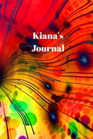 Kiana's Journal: Personalized Lined Journal for Kiana Diary Notebook 100 Pages, 6" x 9" (15.24 x 22.86 cm), Durable Soft Cover 1695205332 Book Cover