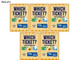 Read Write Inc. Fresh Start Readers: Book 3: Which Ticket? A Big Festival Quiz & Fantastic Rays - Pack of 5 1382052804 Book Cover