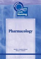 Quick Look Nursing: Pharmacology (Quick Look Nursing) 0763735957 Book Cover