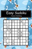Easy Sudoku: Sudoku Puzzle Game For Beginers With Crap fish in pond cover 1793482586 Book Cover