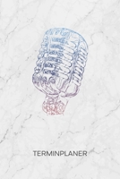 TERMINPLANER: 60er Fans Kalender Oldie Party Terminkalender - Retro Microphone Wochenplaner Oldschool Mikrofon Wochenplanung Party Taschenkalender Songs To-Do Liste Termine (German Edition) 1672474310 Book Cover