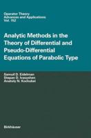 Analytic Methods in the Theory of Differential and Pseudo-Differential Equations of Parabolic Type 3034895925 Book Cover