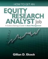 How to Get an Equity Research Analyst Job 1905823932 Book Cover