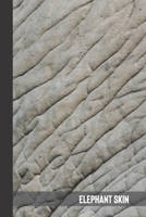 elephant skin: small lined pattern Notebook / Travel Journal with animals on cover to write in (6'' x 9'') 120 pages 1710570563 Book Cover