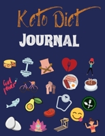 Keto Diet Journal For Women: Weight Loss Tracker, Monthly Progress, Task Challenges, Ketogenic Foods, Grocery Ideas and much more ! 1657466604 Book Cover