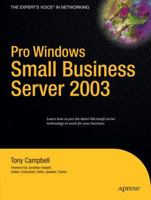 Pro Windows Small Business Server 2003 (Pro) 1590597036 Book Cover