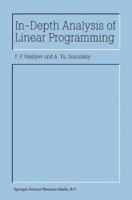 In-Depth Analysis of Linear Programming 1402000855 Book Cover