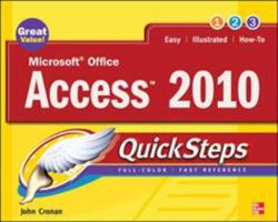 Microsoft Office Access 2010 QuickSteps 0071634940 Book Cover