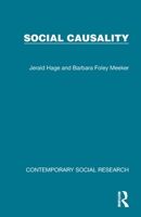 Social Causality (Contemporary Social Research) 1041052030 Book Cover