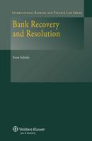 Bank Recovery and Resolution 9403518812 Book Cover