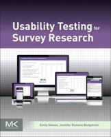 Usability Testing for Survey Research 0128036567 Book Cover