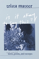 is it okay to say this?: brief collected notes, poems, and excerpts B0B1CC6S3S Book Cover