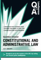 Constitutional and Administrative Law: Question & Answer 1408241242 Book Cover