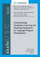 Aausc 2018 Volume - Issues in Language Program Direction: Understanding Vocabulary Learning and Teaching: Implications for Language Program Development 0357106687 Book Cover