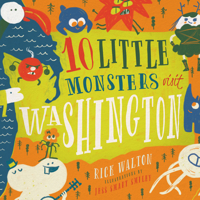 10 Little Monsters Visit Washington 1942672985 Book Cover