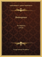 Shakespeare: An Address 0526783001 Book Cover