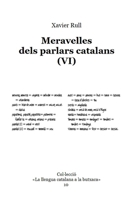 Meravelles dels parlars catalans (VI) (La llengua catalana a la butxaca) (Catalan Edition) B0HFD17MNN Book Cover
